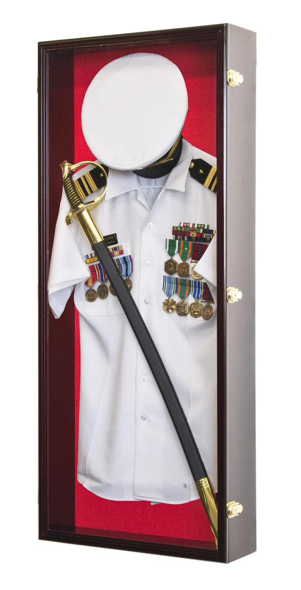 Military Shadowbox Hook Installation and Cabinet Hanging Instructions