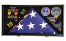 Flag and Medals Display Case Cabinet - sfDisplay.com