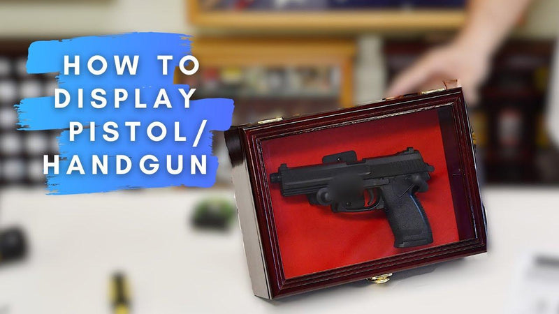 How to Mount a Pistol/Handgun in a Display Cabinet