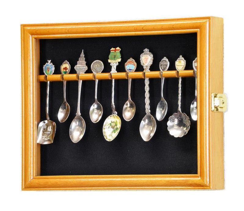 10 Spoon Display Case Cabinet - sfDisplay.com