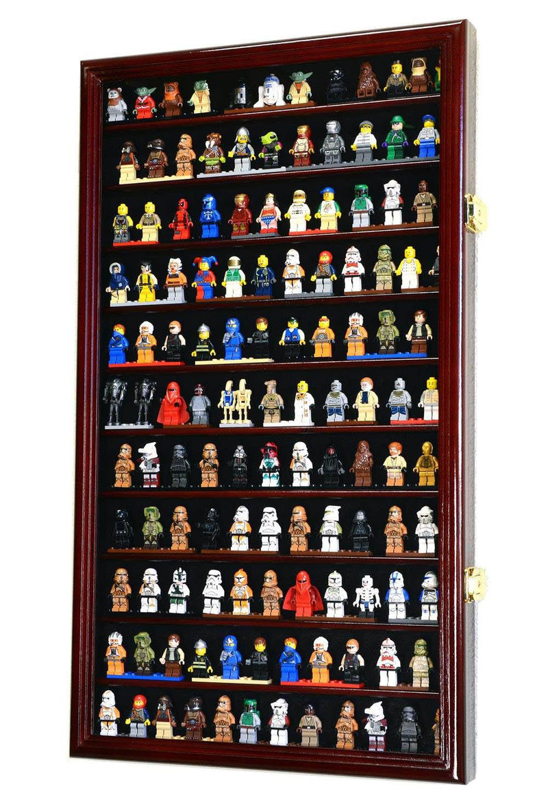 120 Lego Men Miniatures / Legos / Minifigures Display Case Cabinet - sfDisplay.com