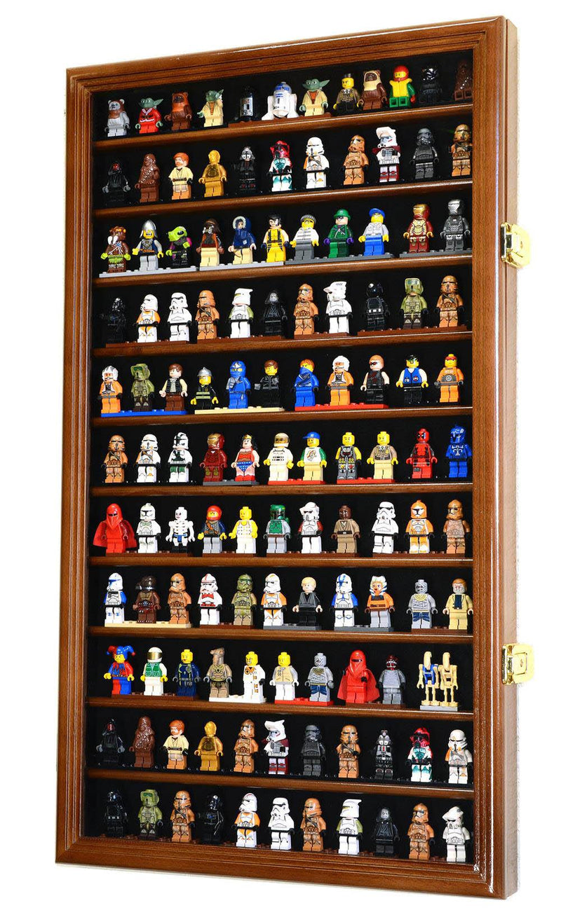 120 Lego Men Miniatures / Legos / Minifigures Display Case Cabinet - sfDisplay.com