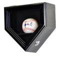 1 Baseball Ball Display Case Cabinet - Home Plate Shaped - Black - sfDisplay.com