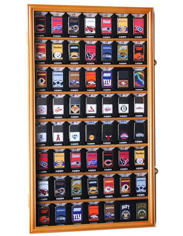 48 Zippo Lighter Display Case Cabinet (for displaying in retail box) - sfDisplay.com
