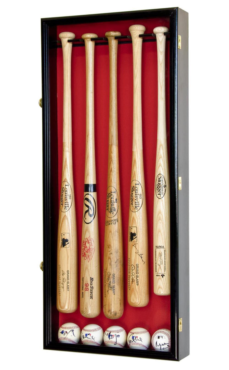 5 Baseball Bat Display Case Cabinet - sfDisplay.com