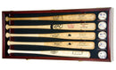 5 Baseball Bat Display Case Cabinet - sfDisplay.com