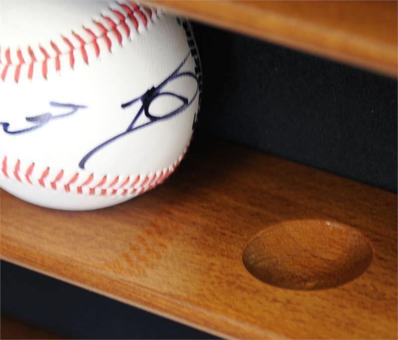 40 Baseball Ball Display Case Cabinet - sfDisplay.com