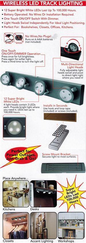 12 LEDs Spot Lighting Track - sfDisplay.com