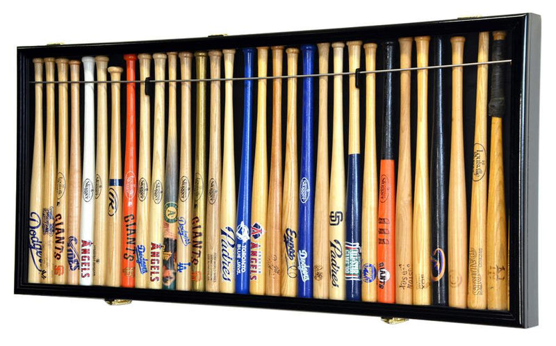 Large Mini 18" Bat Baseball Display Case Cabinet