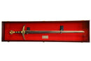1 Long Sword Display Case Cabinet - Horizontal Mounting - sfDisplay.com
