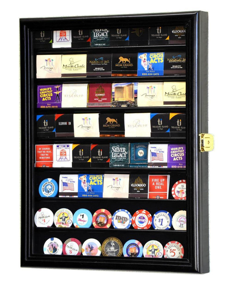 64 Matches Matchbook Display Case Cabinet - sfDisplay.com