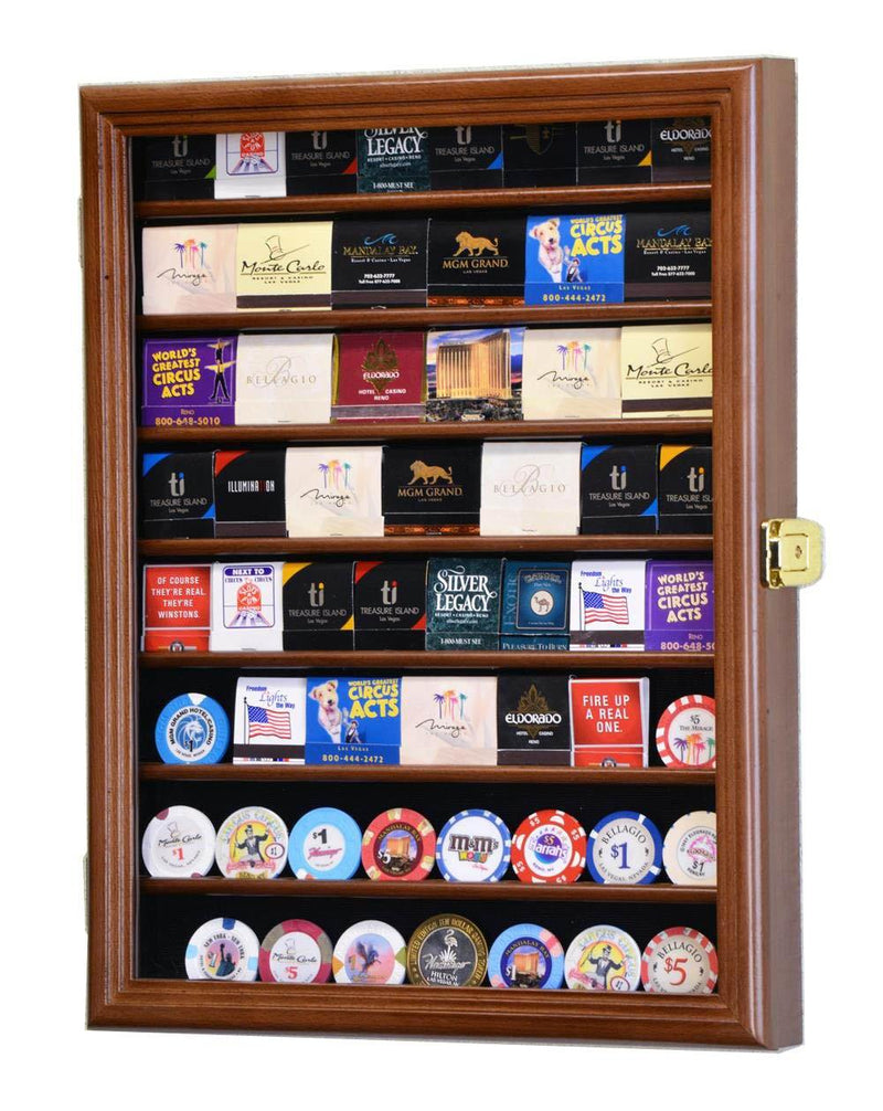 64 Matches Matchbook Display Case Cabinet - sfDisplay.com