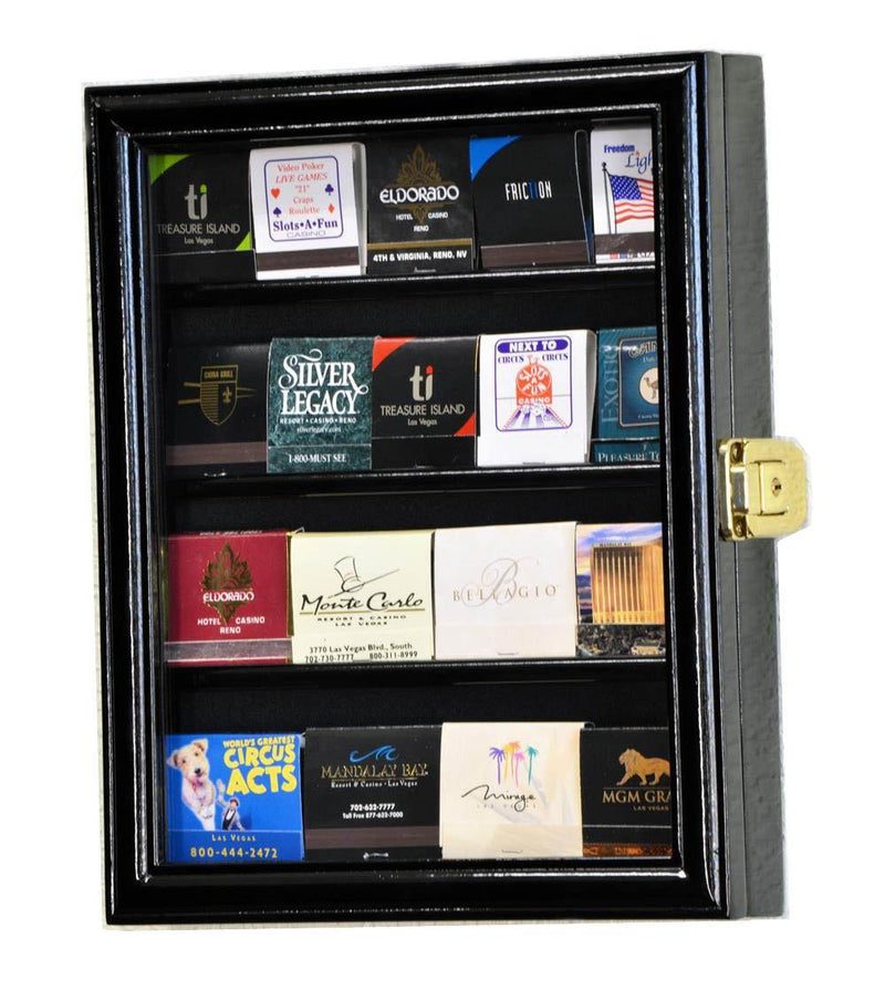 20 Matches Matchbook Display Case Cabinet - sfDisplay.com