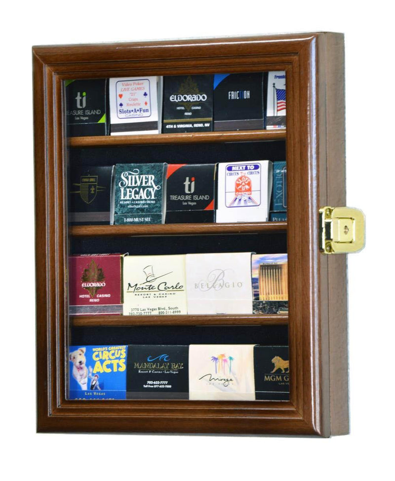 20 Matches Matchbook Display Case Cabinet - sfDisplay.com